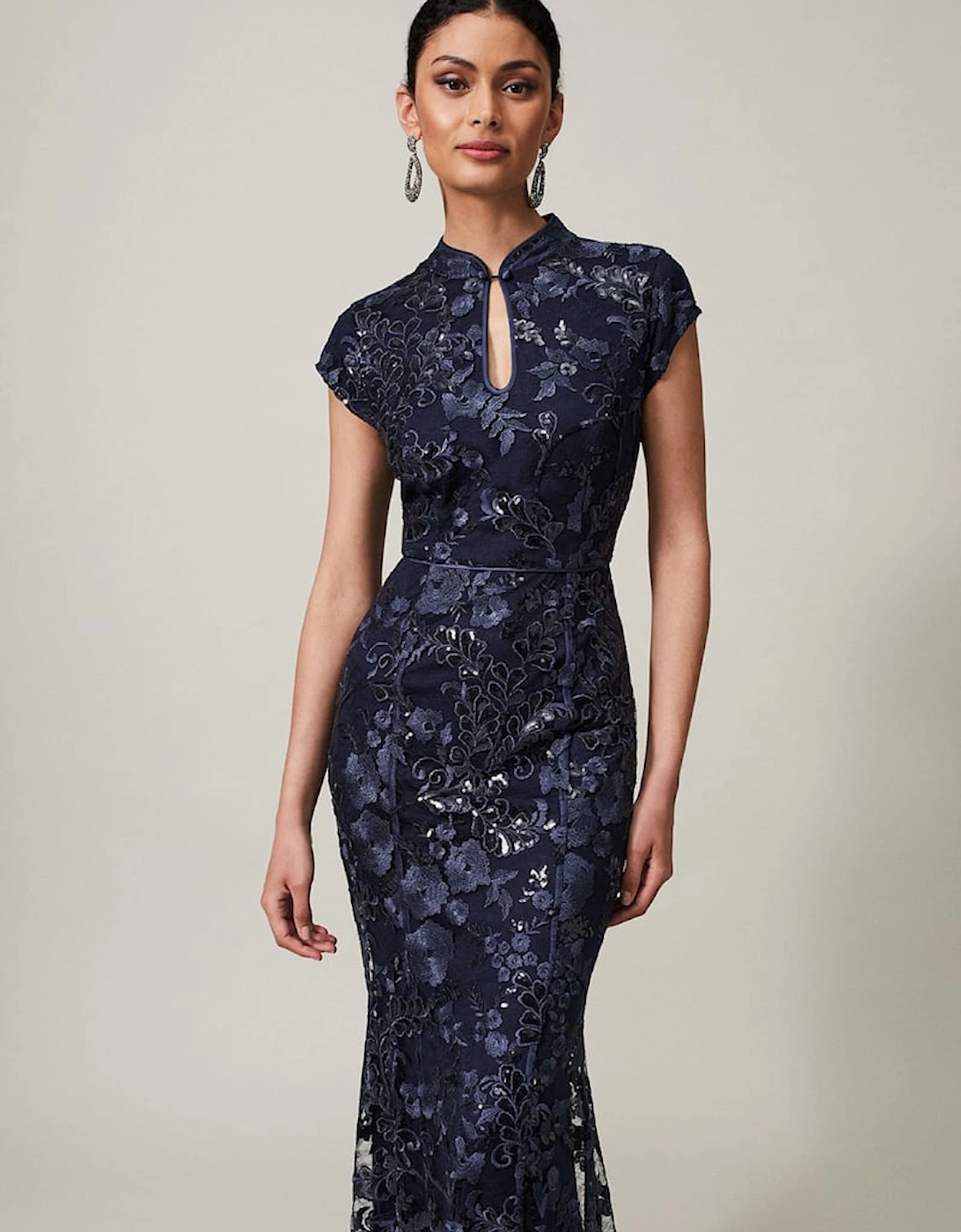 Sofia Embroidered Sequin Dress