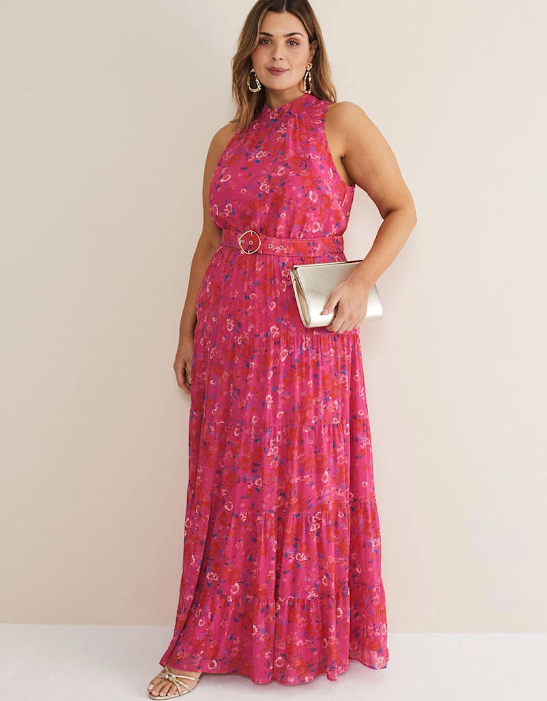 Kara Floral Tiered Maxi Dress