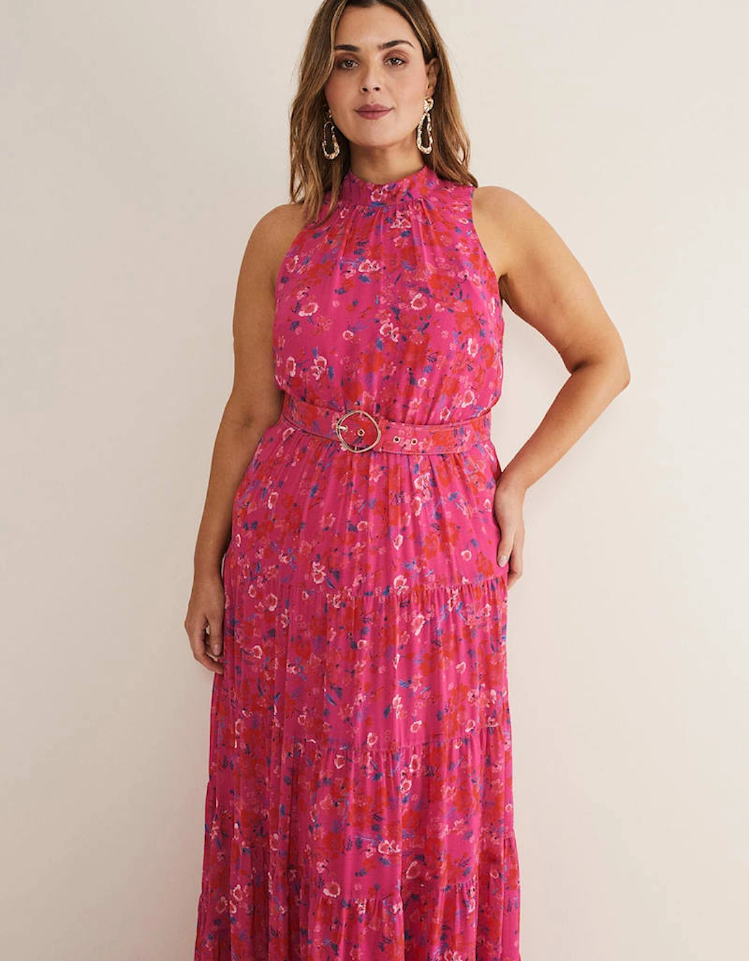 Kara Floral Tiered Maxi Dress