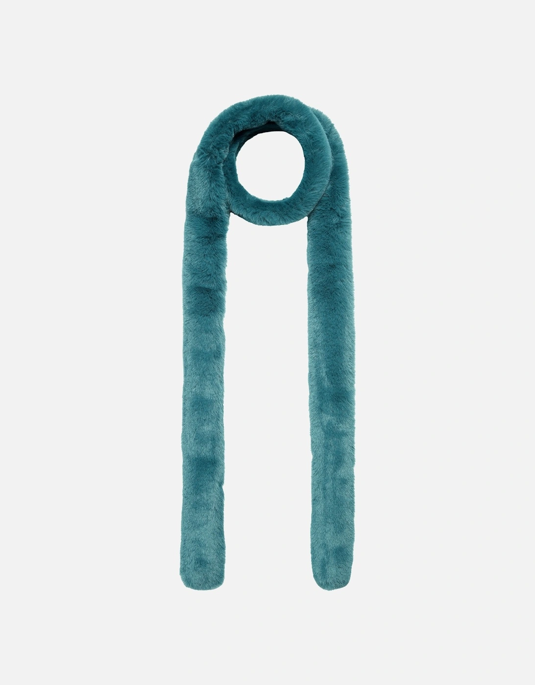 PASHA FAUX FUR SCARF-PEACOCK, 3 of 2
