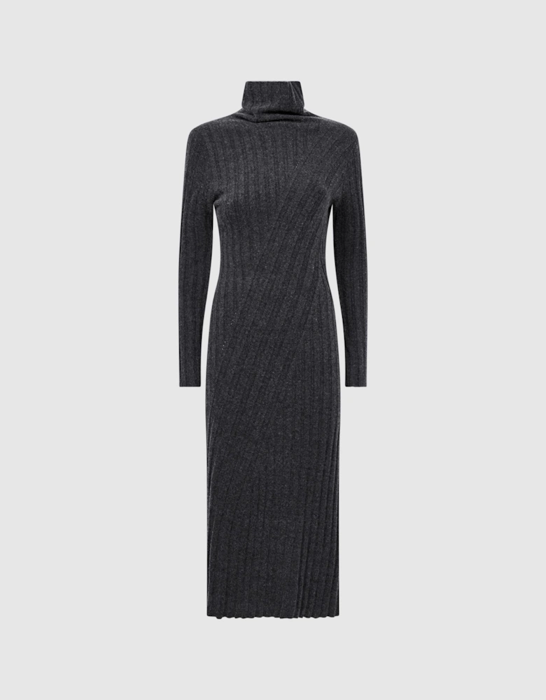Fitted Knitted Midi Dress