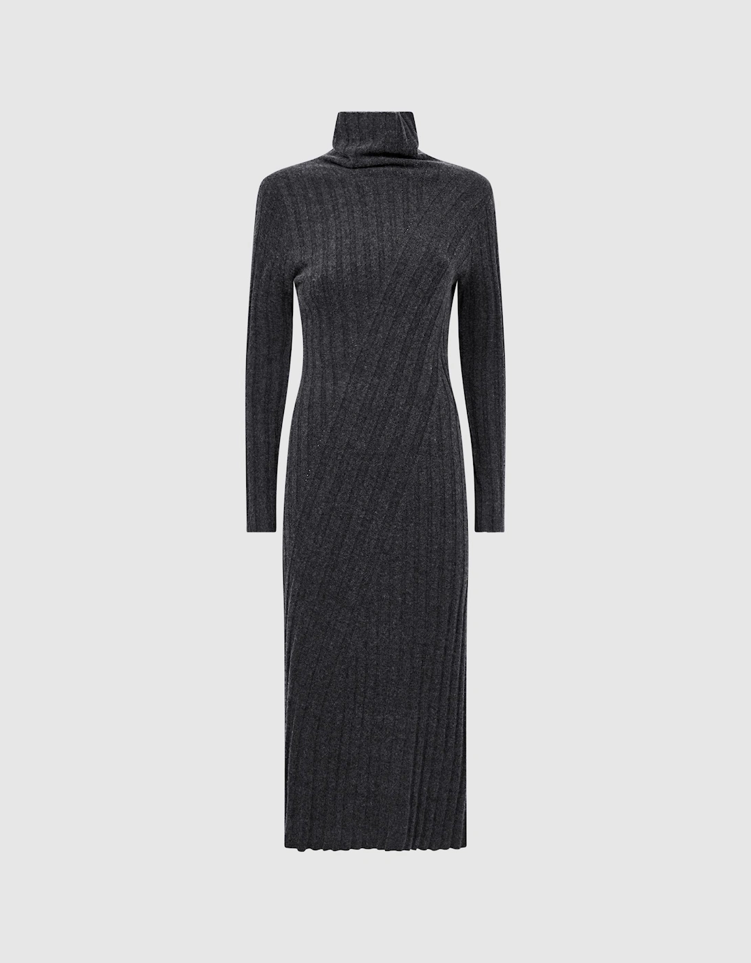 Fitted Knitted Midi Dress, 2 of 1