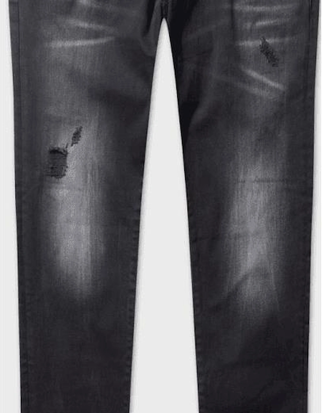 Cassady Regular Fit Distressed Black Jeans, 4 of 3