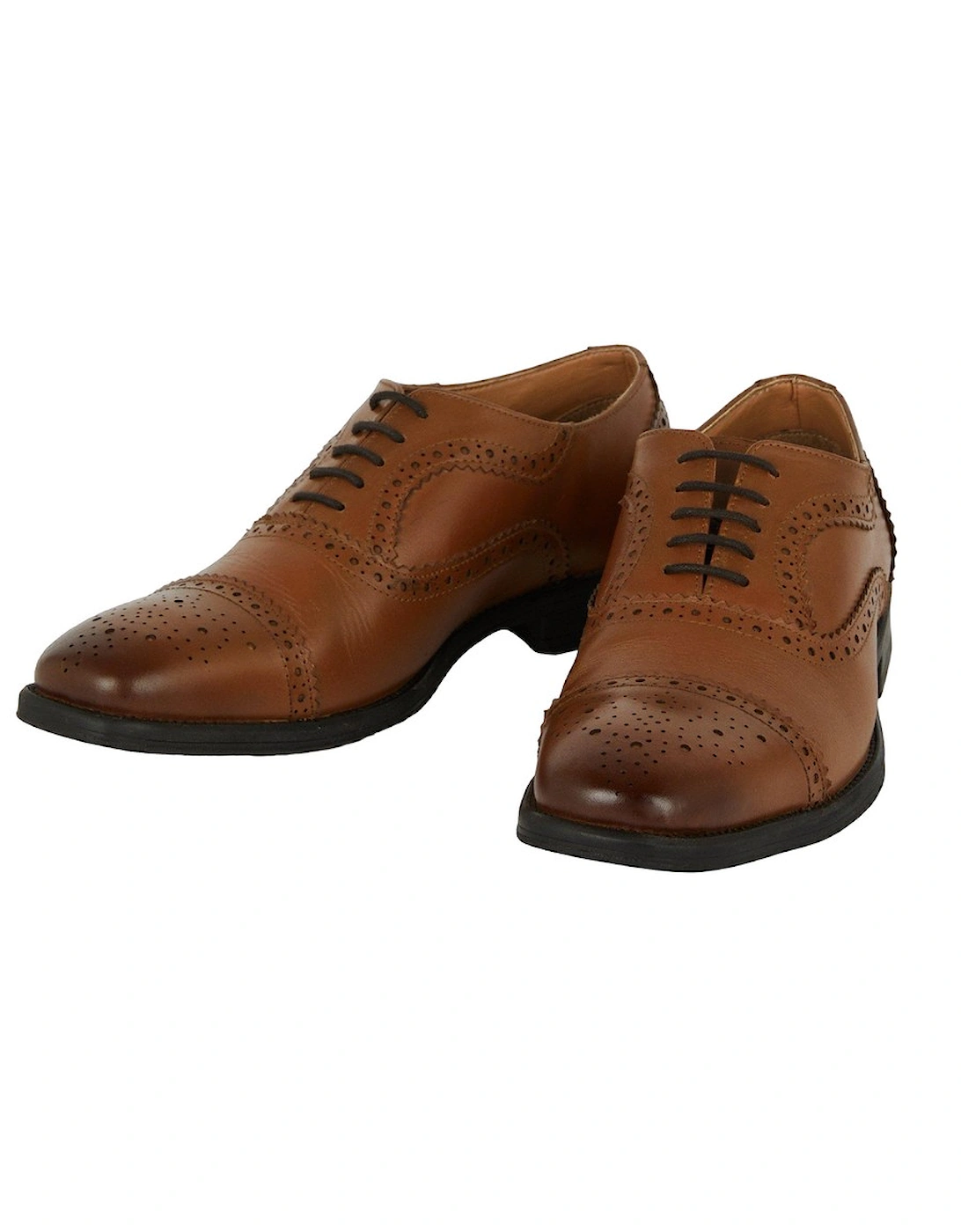 Mens Thomas Blunt Leather Brogues, 5 of 4