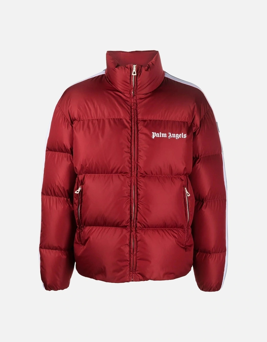 Classic Logo-print Padded Down Coat in Red, 6 of 5