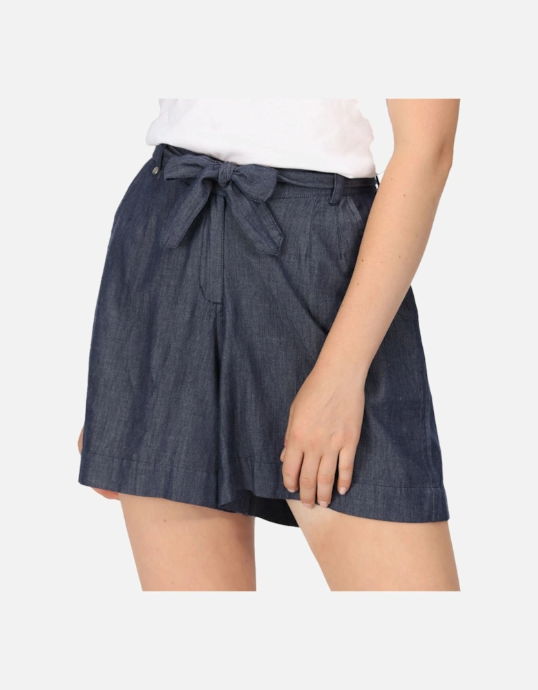 Womens Sabela Tie Belt Summer Casual Shorts