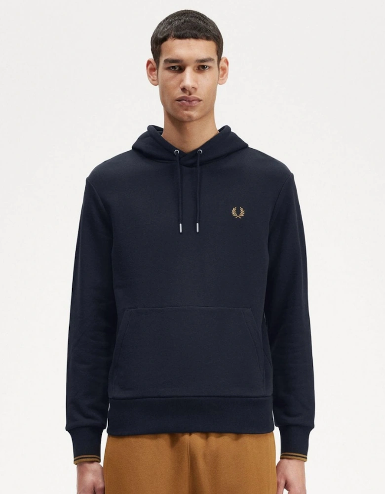 Mens Tipped Hooded Sweatshirt