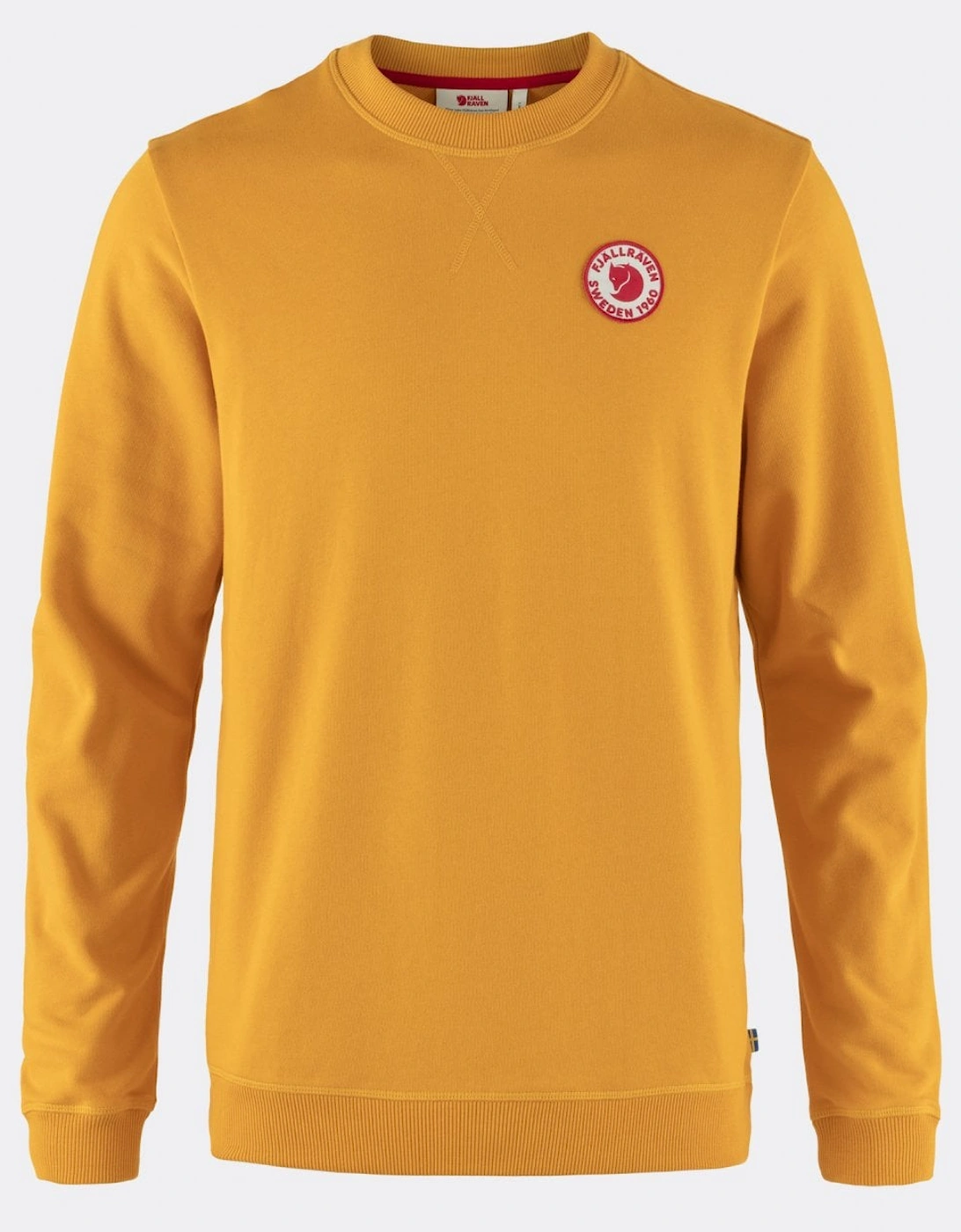 Fjallraven Men's Yellow 1960 Logo Badge Sweatshirt - - : 38/Regular M