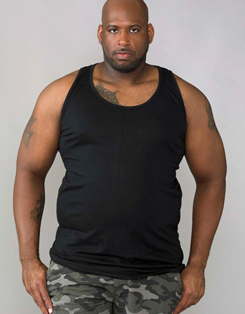 Fabio Muscle Vest - Black
