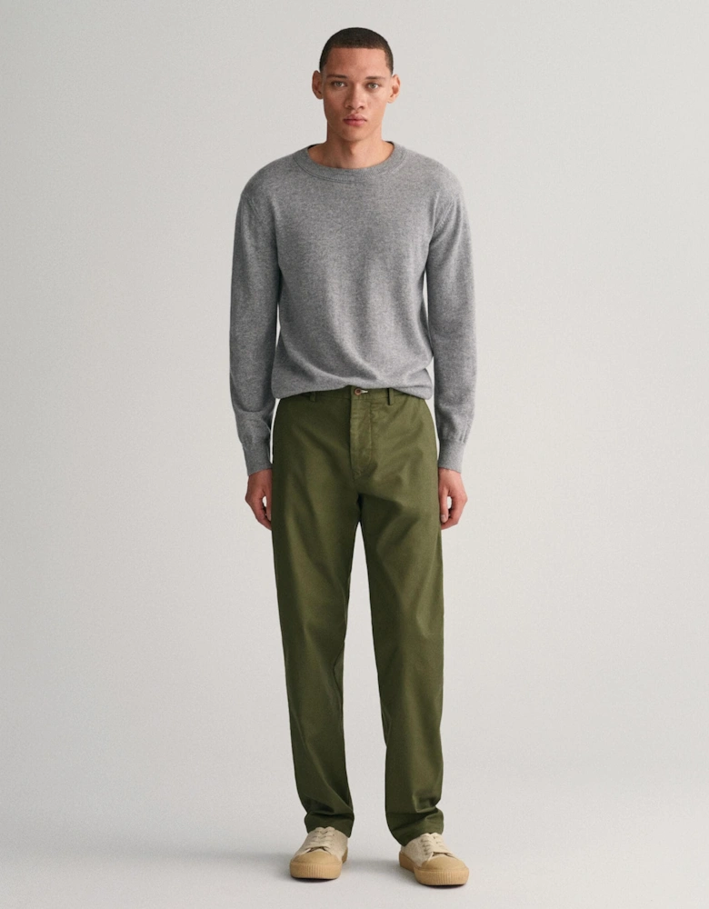 Mens Regular Fit Tech Prep Chinos