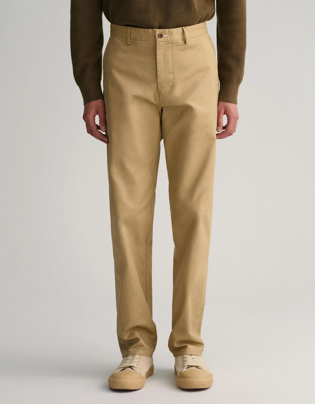 Mens Regular Fit Tech Prep Chinos