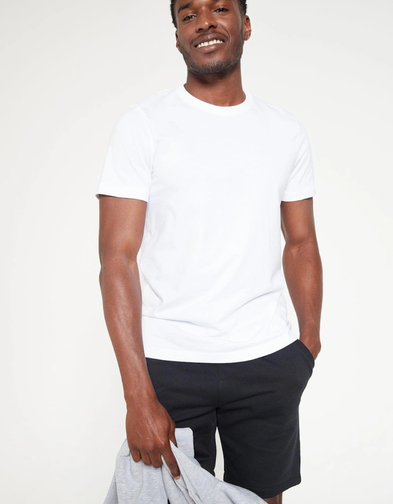 Essentials Crew Neck  T-Shirt - White