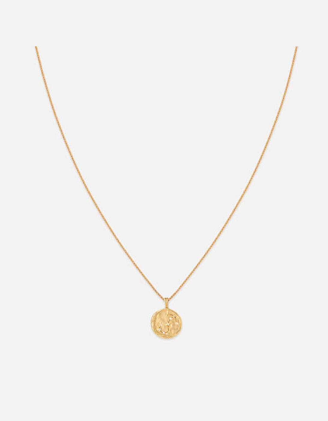 Scorpio Zodiac 18-Karat Gold-Plated Sterling Silver Necklace, 2 of 1