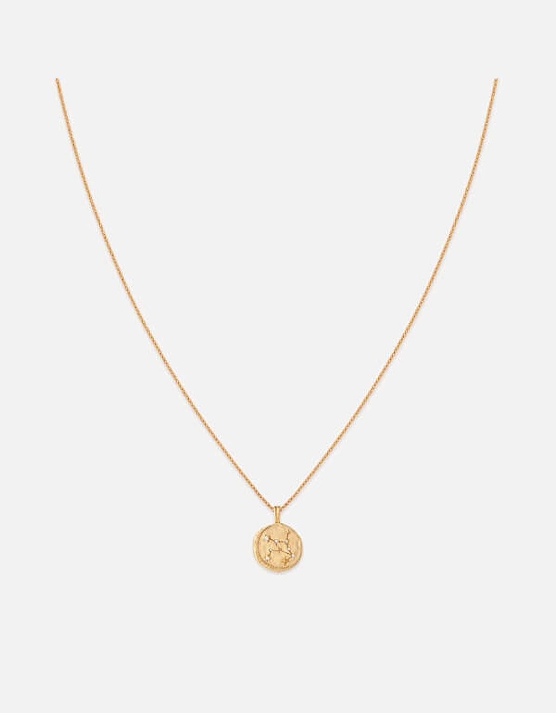 Virgo Zodiac 18-Karat Gold-Plated Sterling Silver Necklace, 2 of 1
