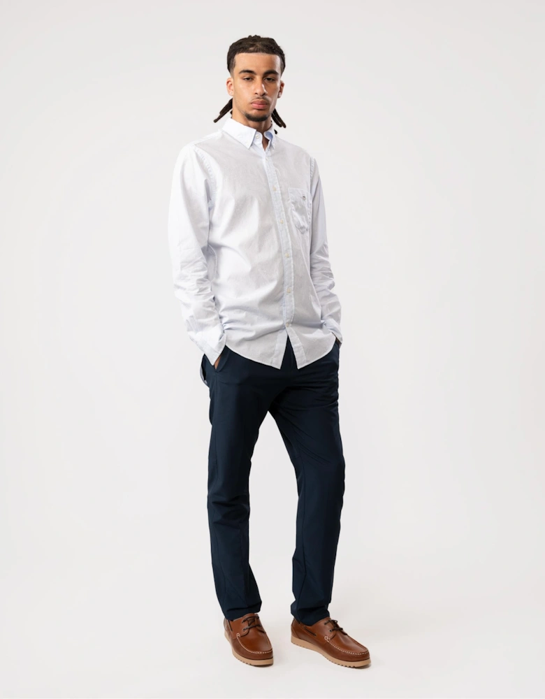 Regular Fit Poplin Shield Banker Shirt