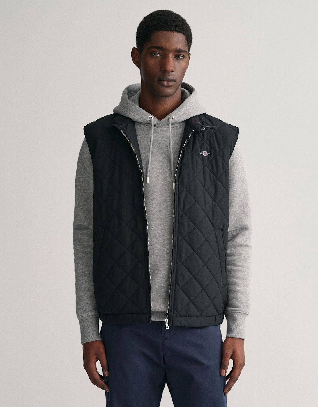 Mens Quilted Windcheater Vest, 7 of 6