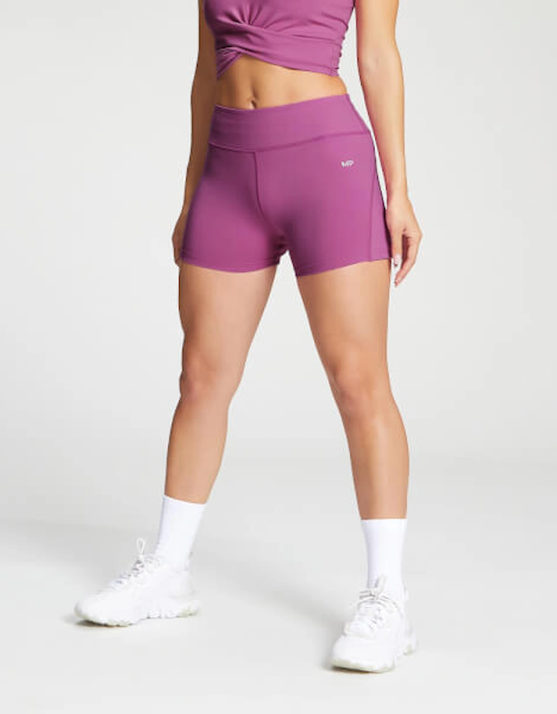 Women's Power Booty Shorts - Orchid, 2 of 1