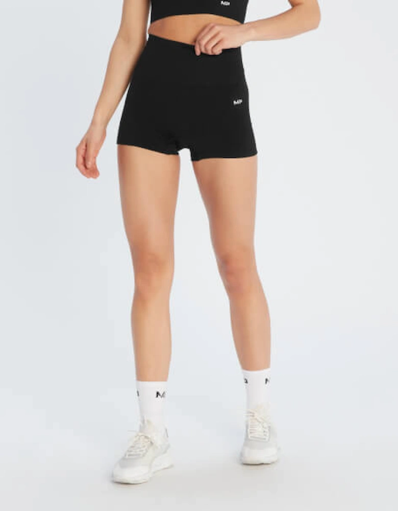 Women's Shape Seamless Booty Shorts - Black