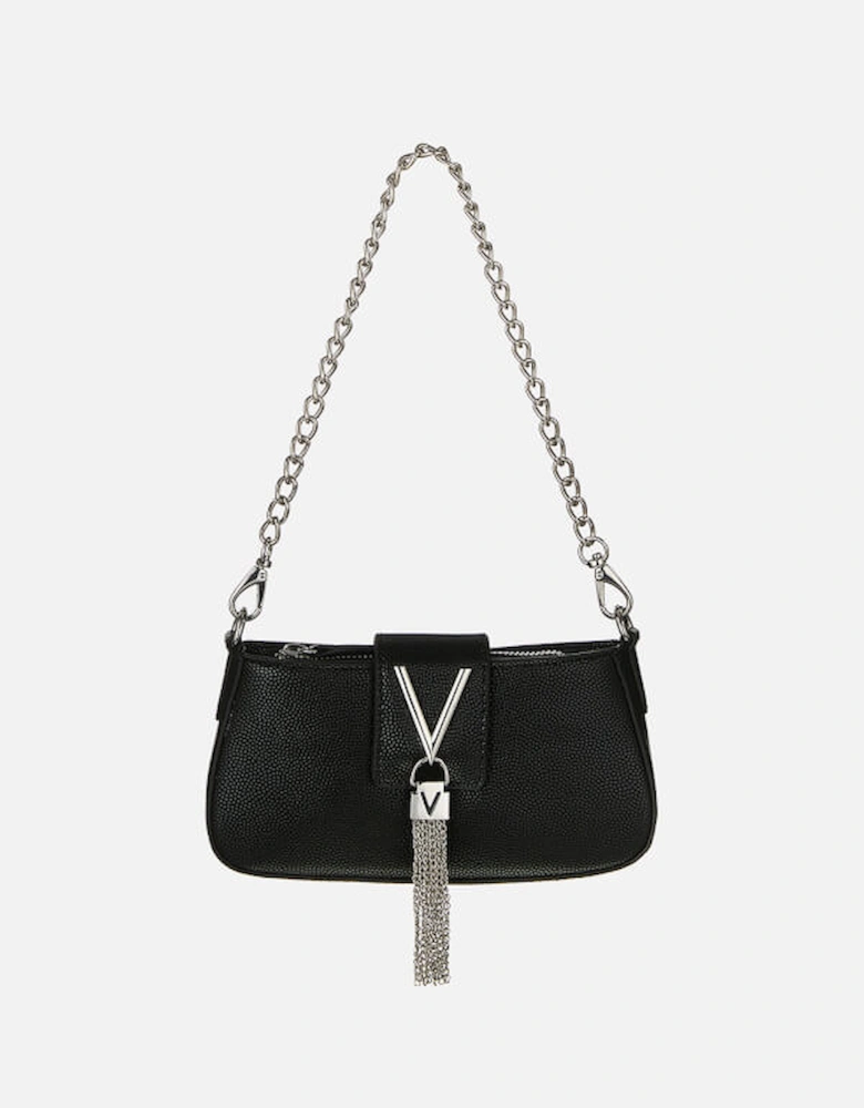 Divina Faux Leather Baguette Bag