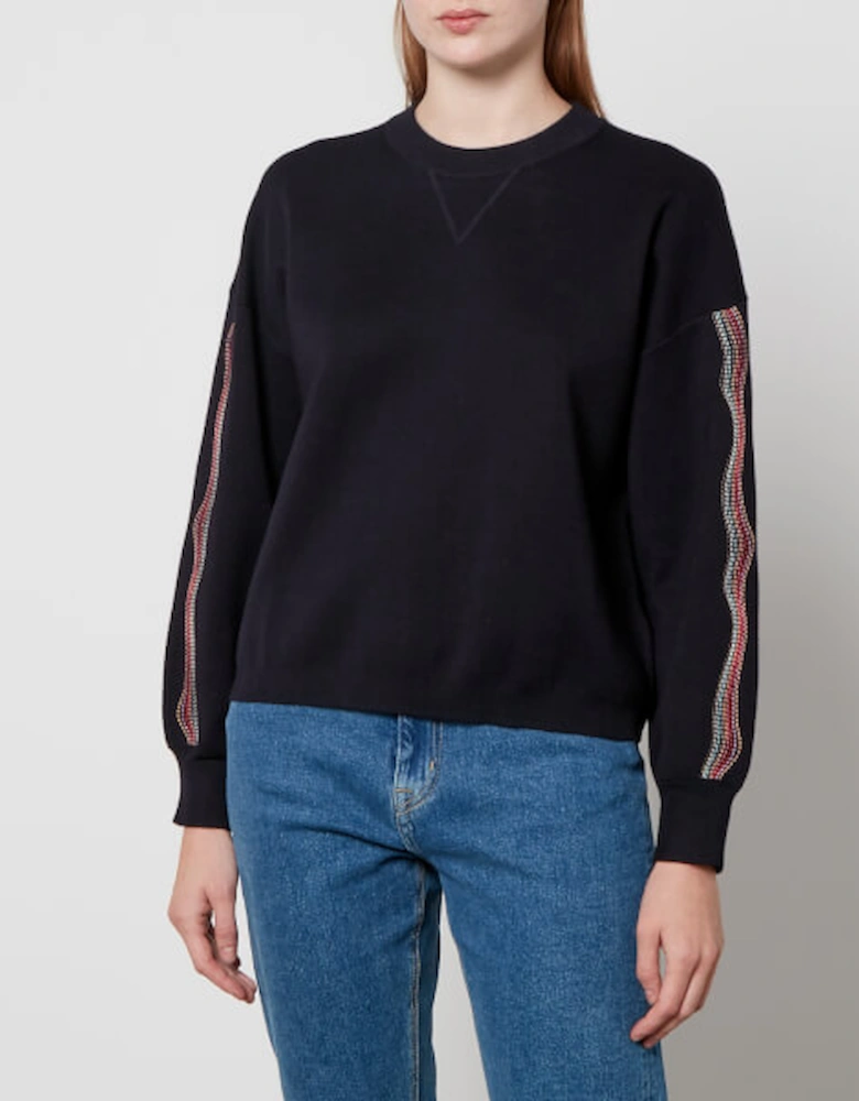 PS Embroidered Cotton-Jersey Sweatshirt