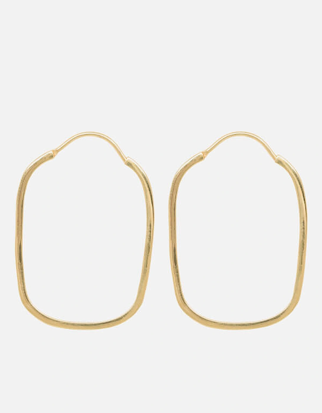 Link 14-Karat Gold-Plated Hoop Earring, 2 of 1