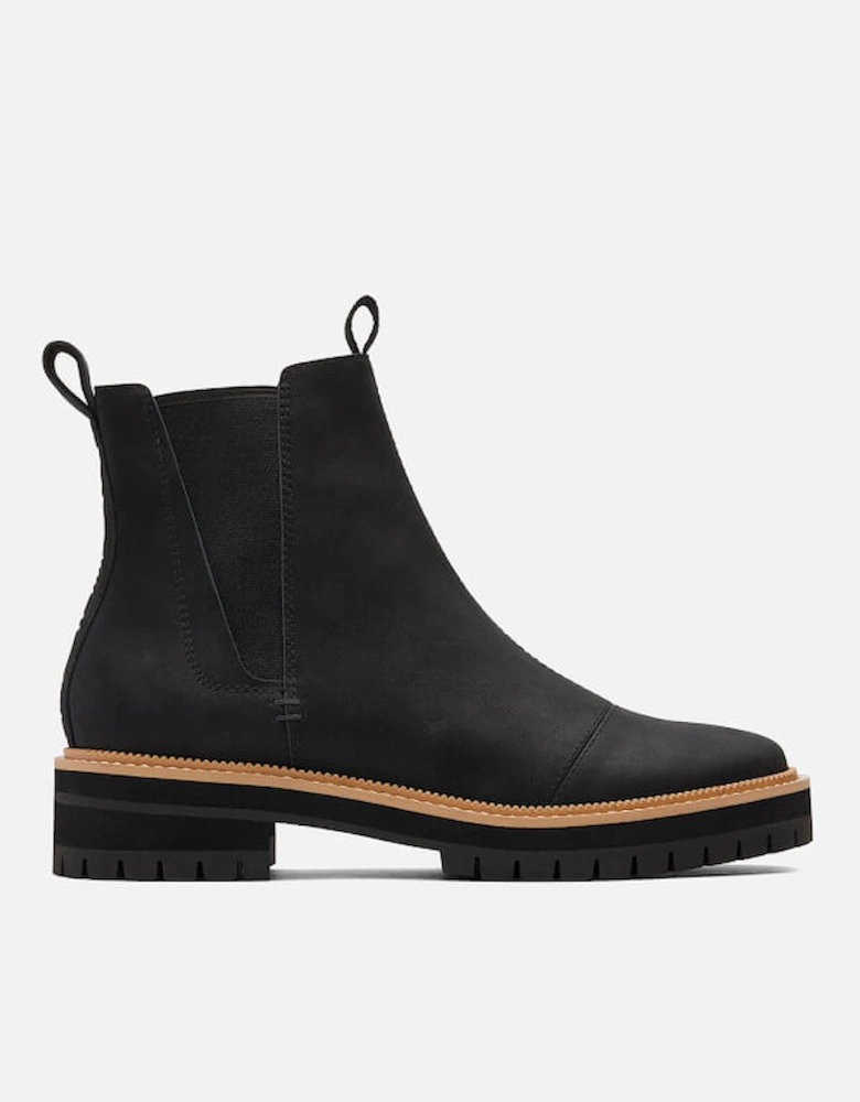 Women's Dakota Water Resistant Leather Chelsea Boots - Black