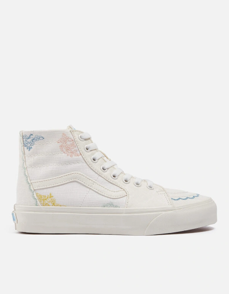 Women's Blossom Sk8-Hi Tapered Linen Trainers