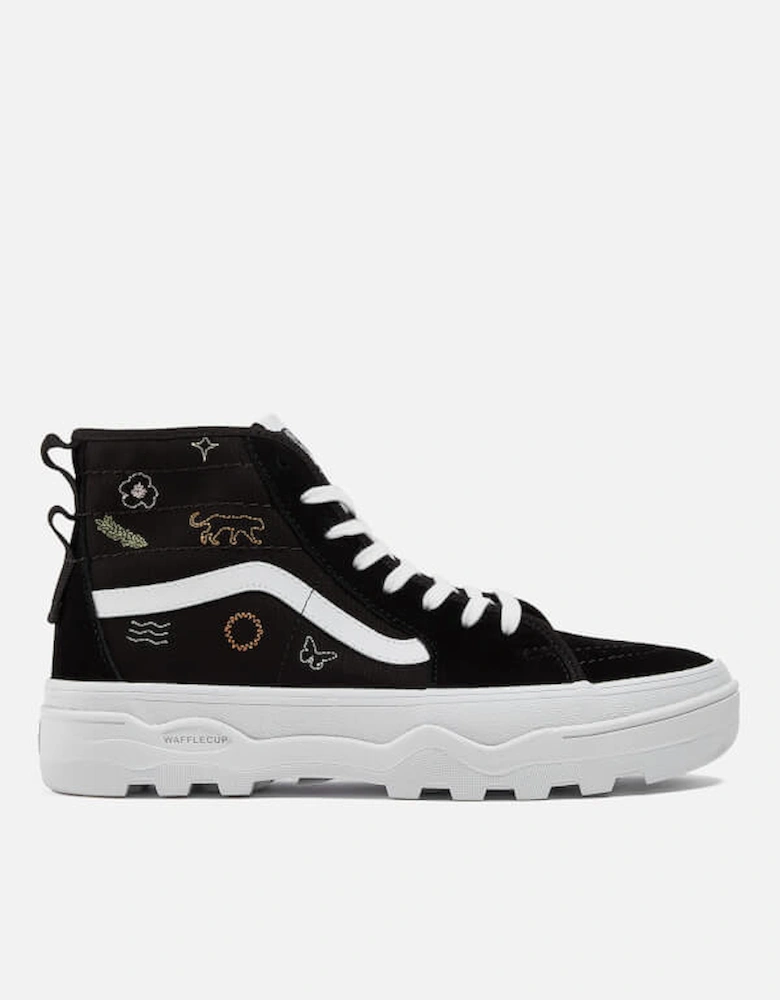 Women's Embroidered Sentry Sk8-Hi Suede Trainers