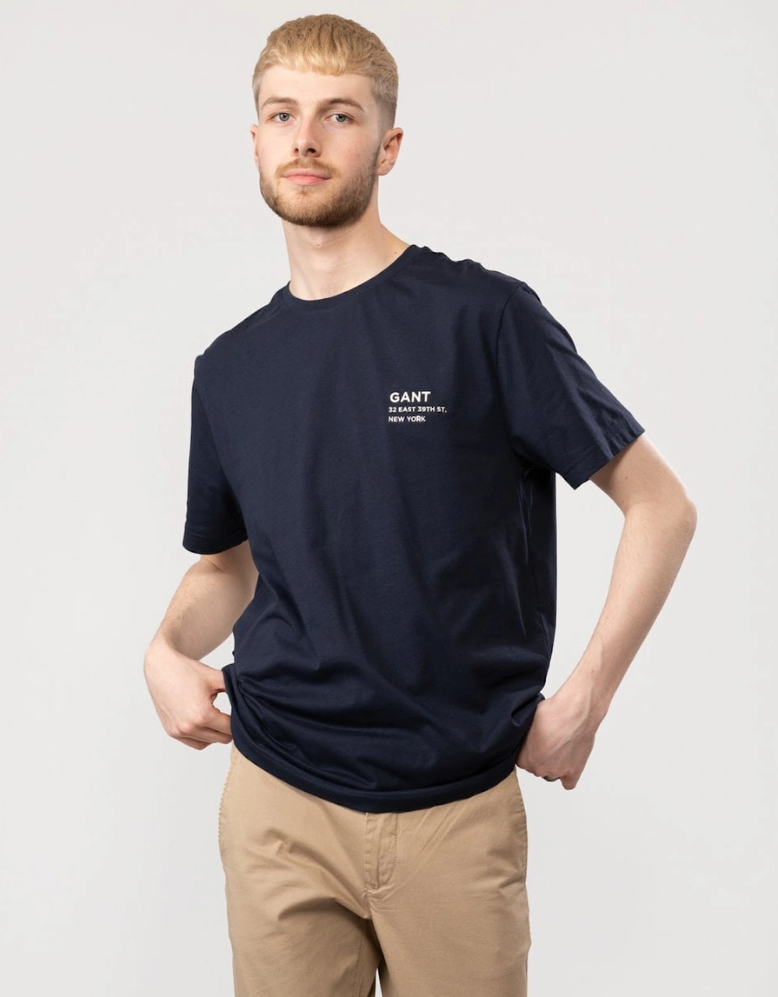 Mens Small Logo Short Sleeve T-Shirt