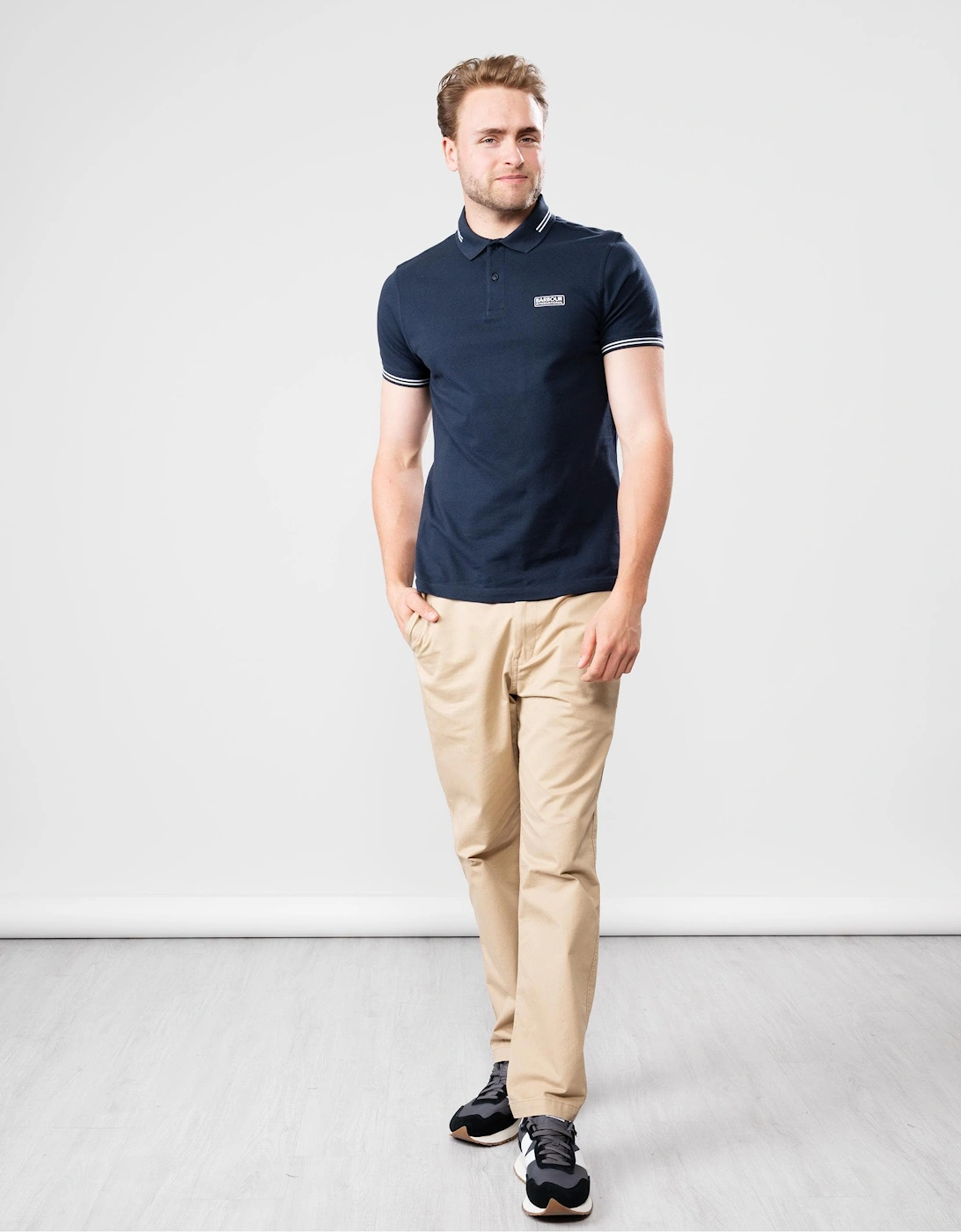 Essential Tipped Mens Polo Shirt