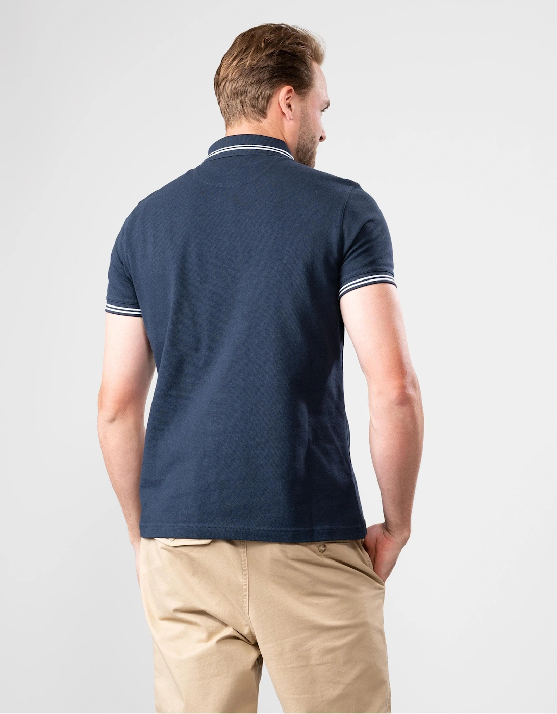 Essential Tipped Mens Polo Shirt