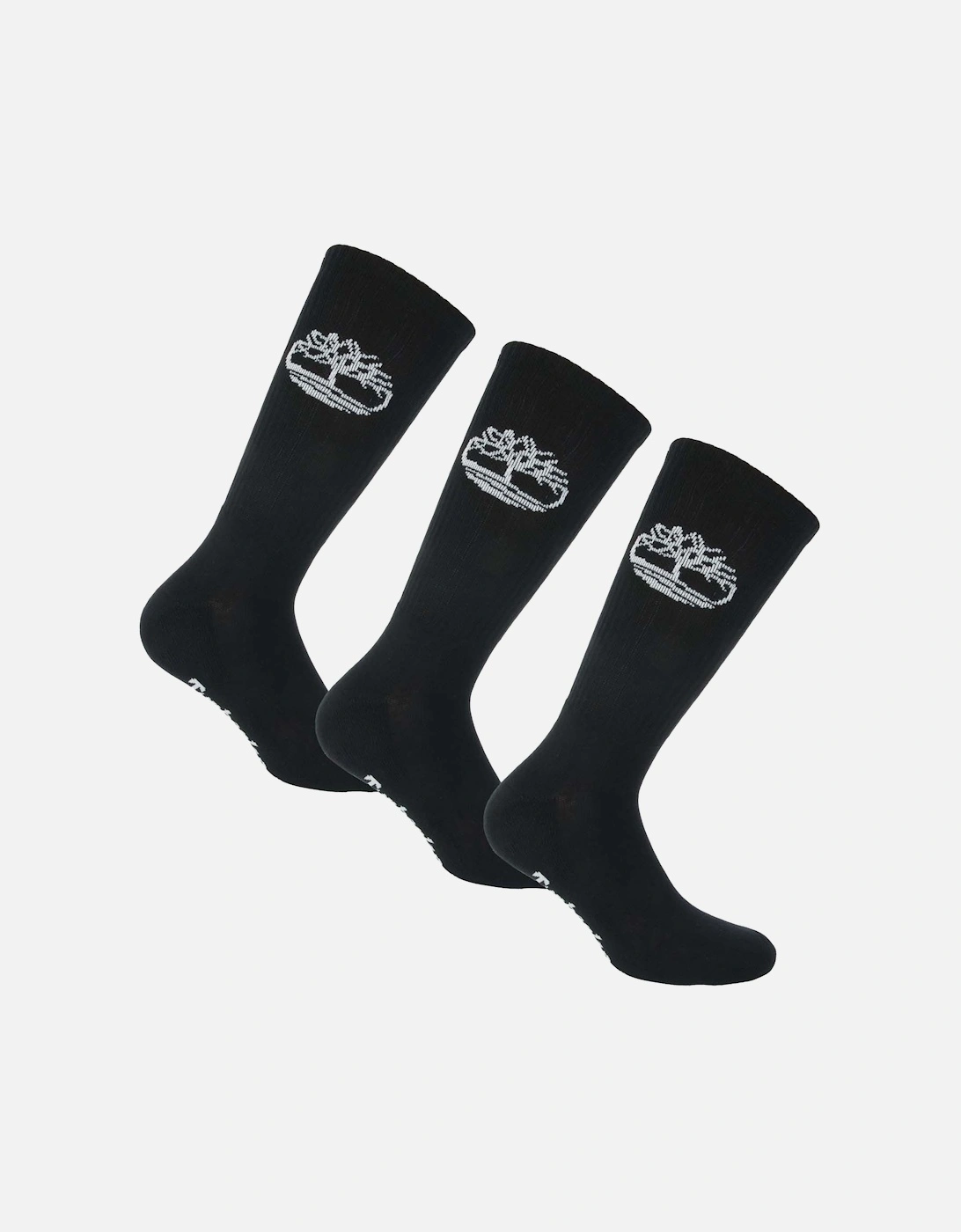 Mens Logo Sport 3 Pack Socks, 3 of 2