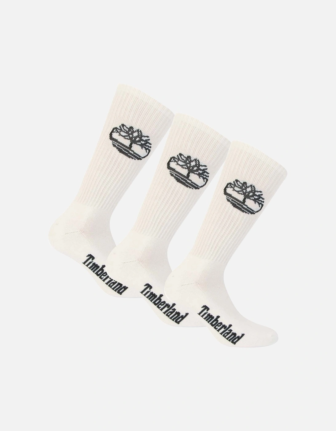 Mens Logo Sport 3 Pack Socks, 3 of 2