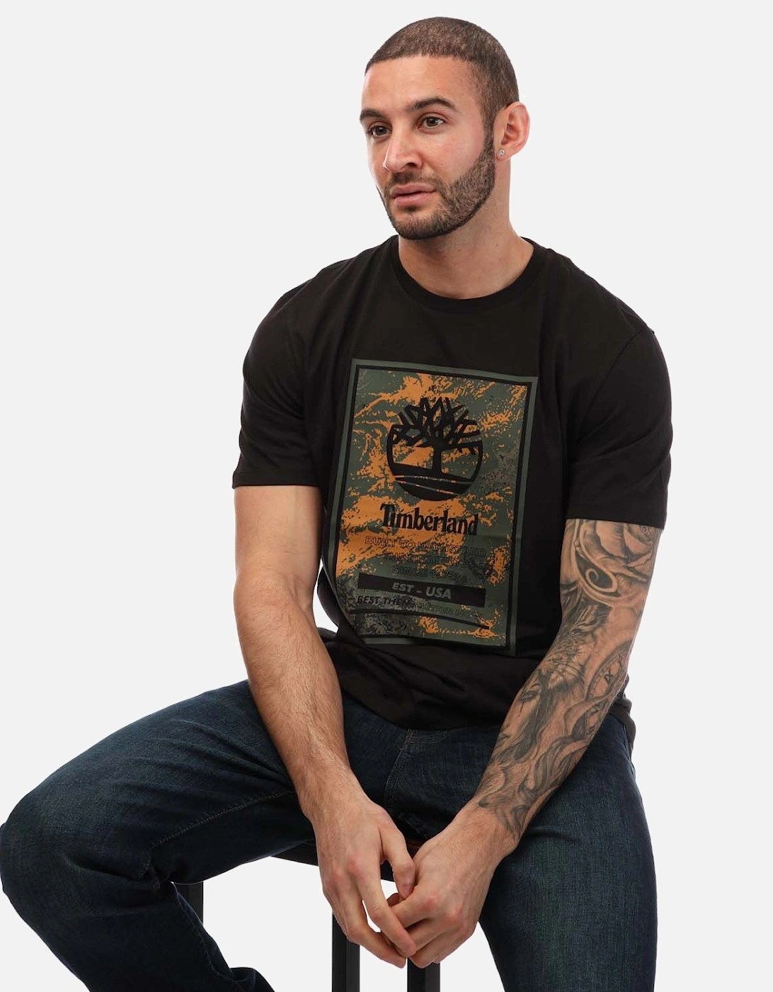 Mens Printed Logo T-Shirt