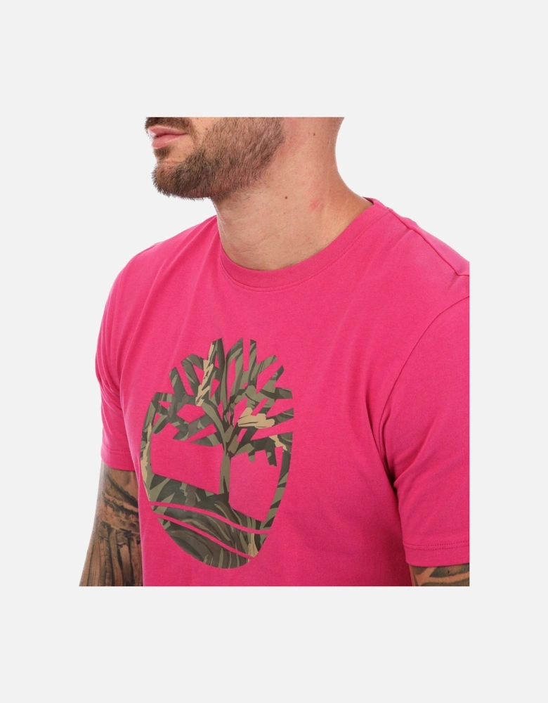 Mens Tree Logo Camo T-Shirt