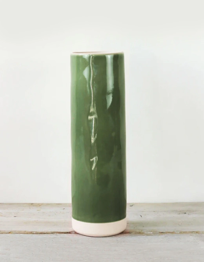 Pitka Parrot Tall Cylinder Vase 30x9cm