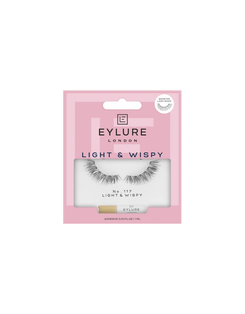 False Lashes - Light & Wispy No. 117