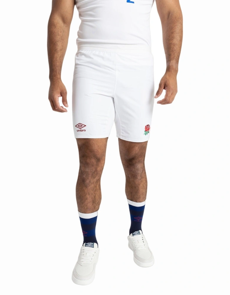 Mens 23/24 England Rugby Replica Home Shorts