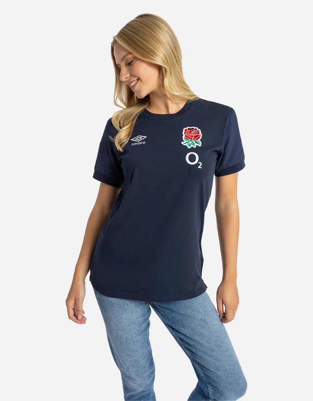 Womens/Ladies 23/24 England Rugby T-Shirt
