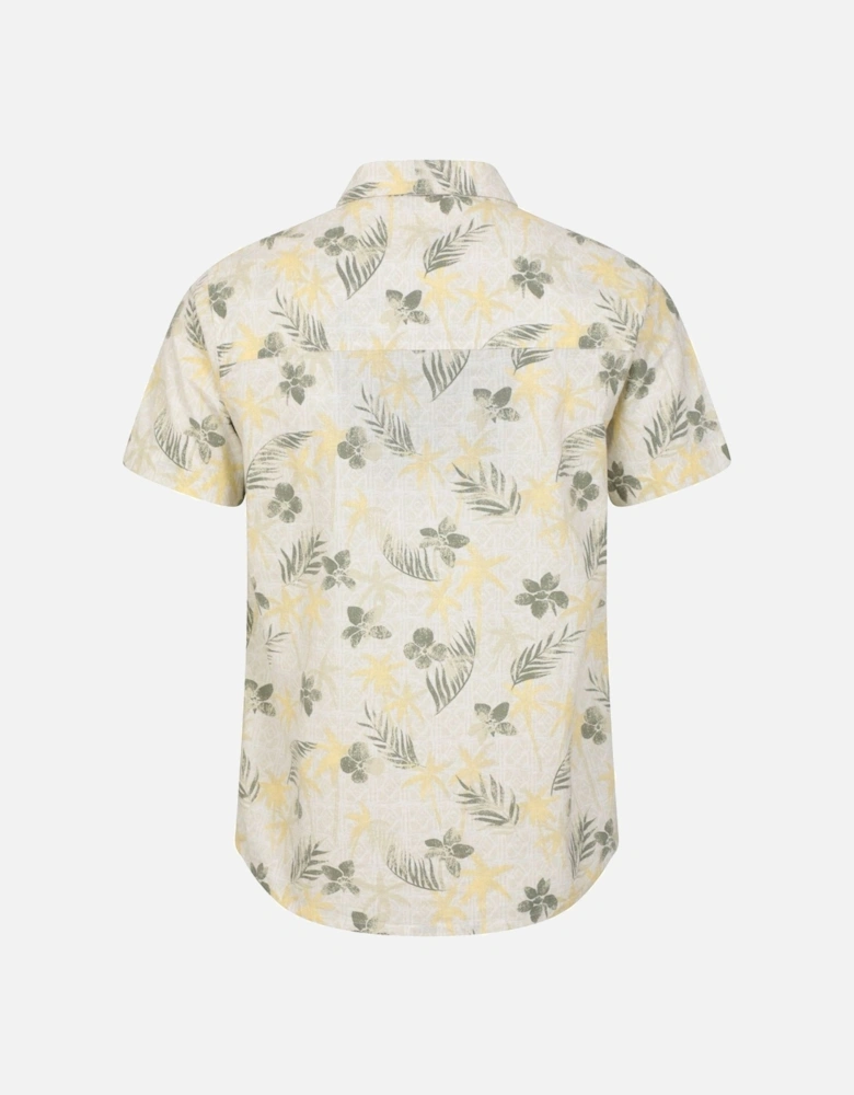 Mens Tropical Short-Sleeved Shirt