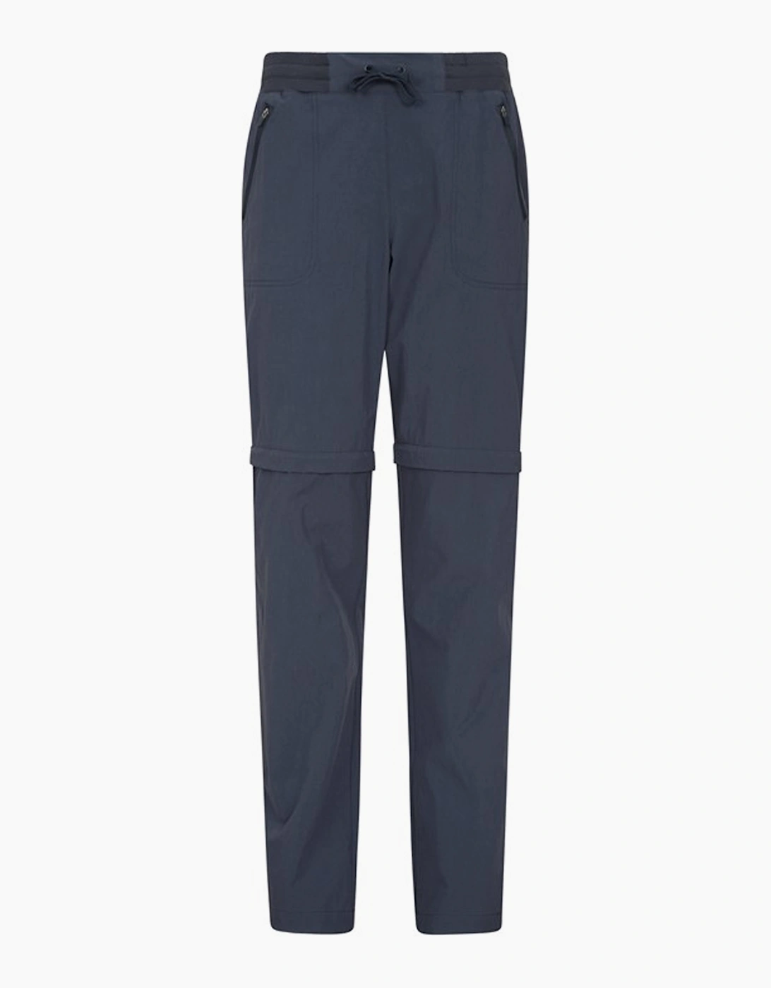 Mountain Warehouse Women's Navy / Explorer Zip-Off Hiking Trousers - Size: 10 Uk R