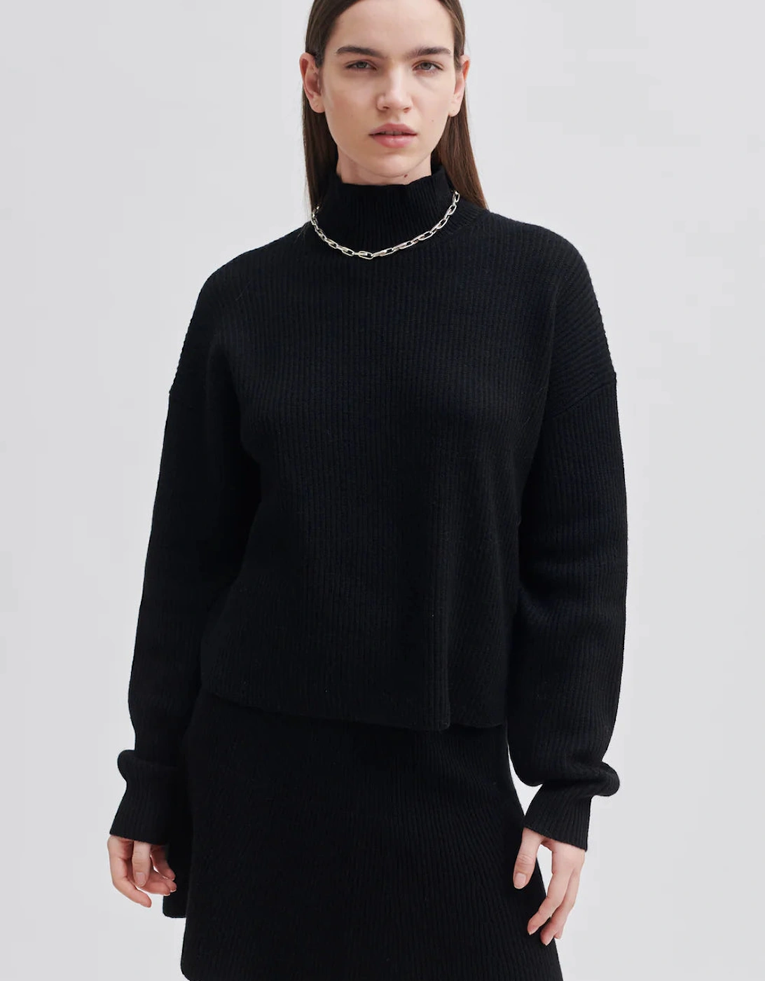 Ysamil merino and cashmere knit