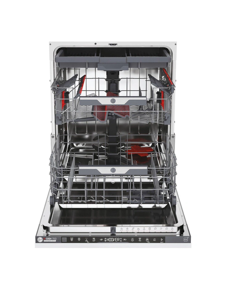 HI6C4S1PTA-80, 60cm Dishwasher, 16 place settings, C energy, WIFI - Anthracite