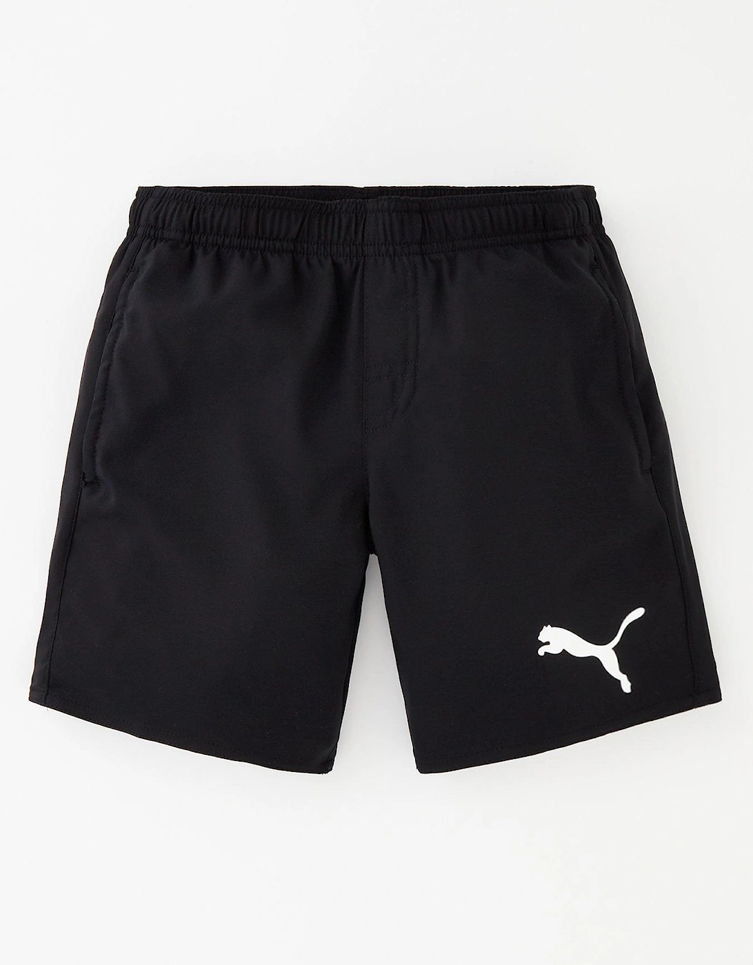 Boys Medium Length Swim Shorts - Black, 5 of 4