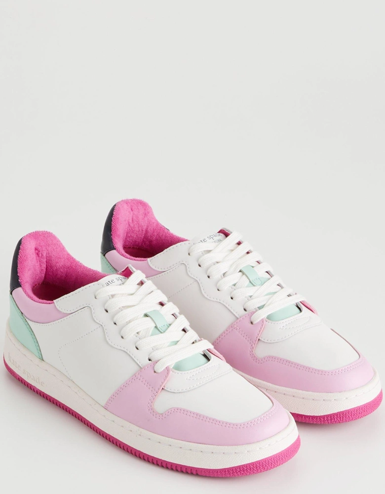 Bolt Sneakers - White/Violet Blush
