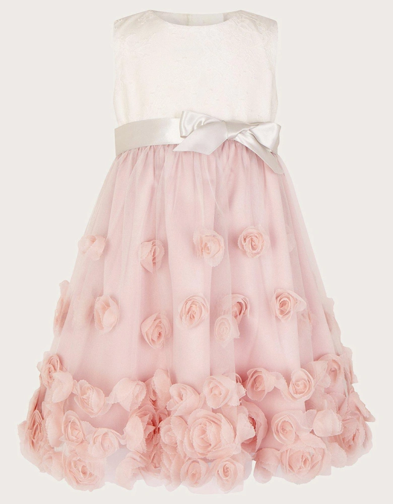 Baby Girls Ianthe Dress - Dusky Pink