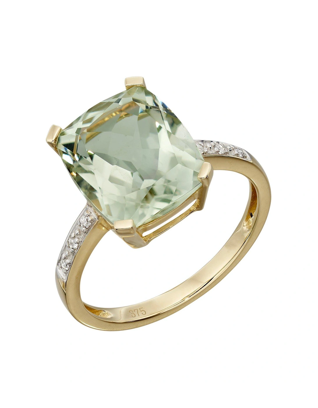 9ct Gold Green Cocktail Ring, 2 of 1