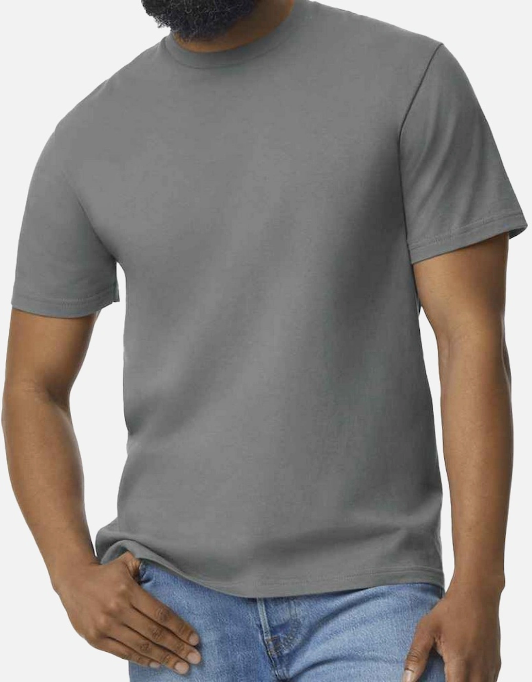 Mens Midweight Soft Touch T-Shirt, 3 of 2