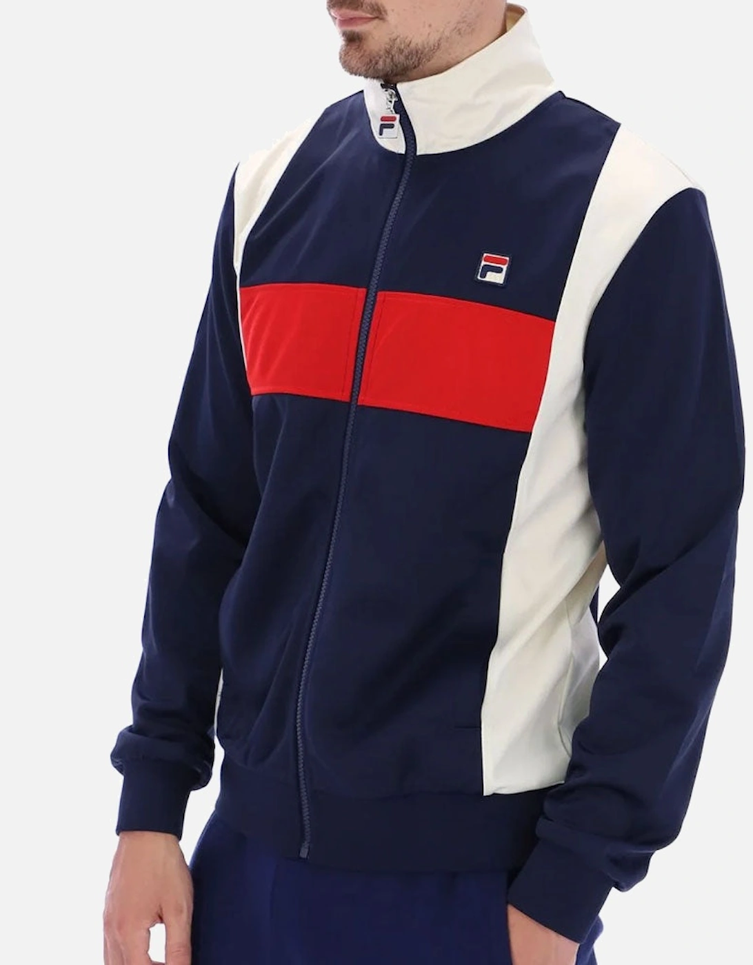 Vintage Andre Colour Blocked Track Jacket - Navy, 4 of 3