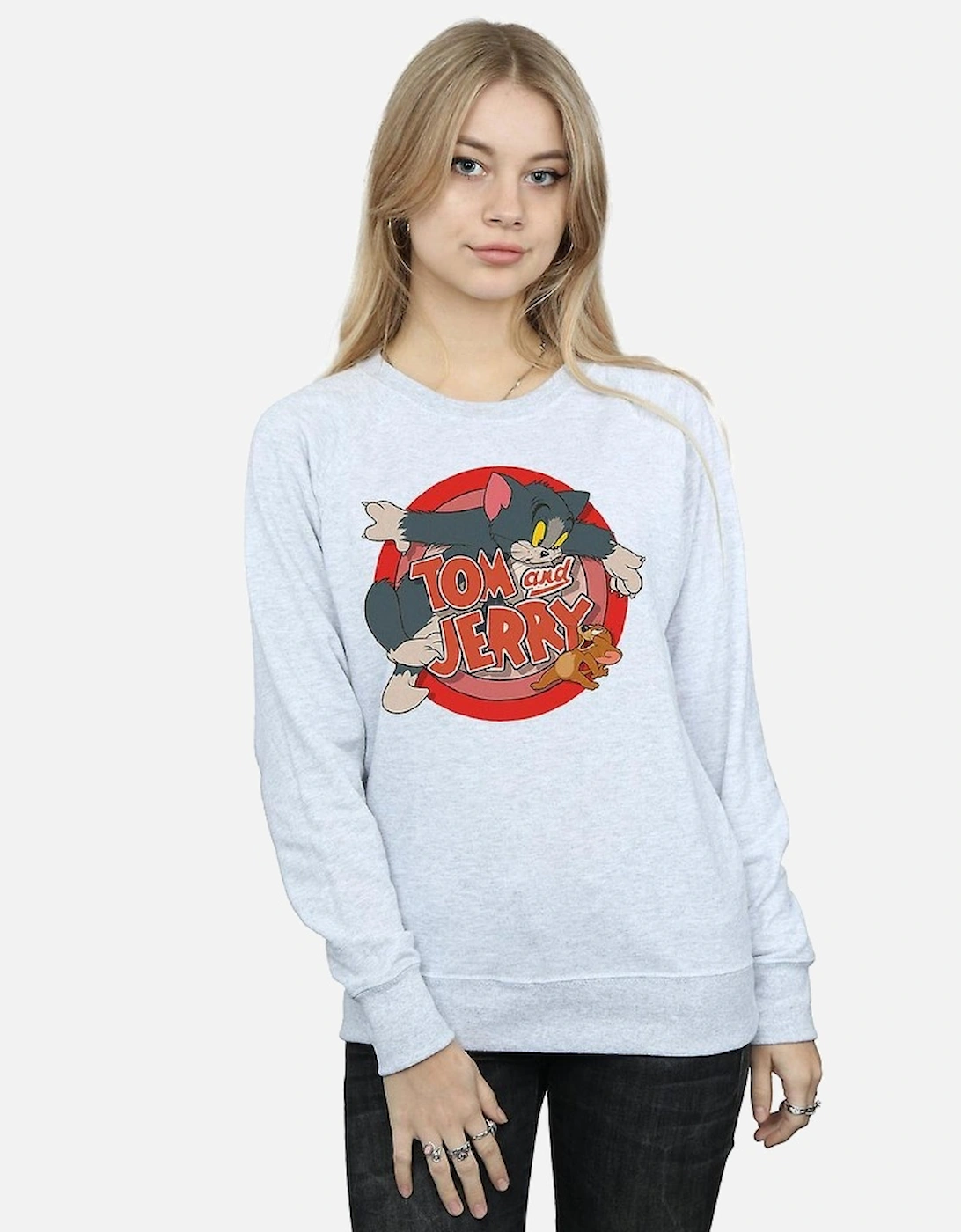 Tom and Jerry Womens/Ladies Classic Catch Sweatshirt